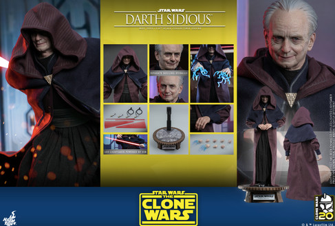 Hot Toys  STAR WARS - Darth Sidious Star Wars: The Clone Wars